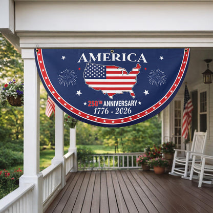 250th Anniversary American American Flag 250th Anniversary Celebration Flag – USA Map with Fireworks DesignFlag Eagle Banner – Celebrate America’s Legacy