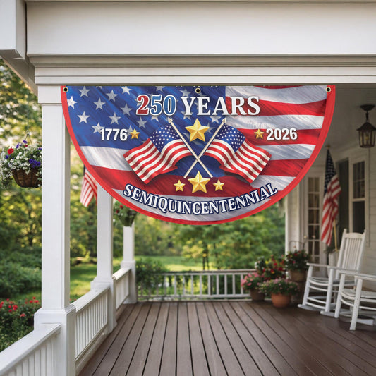 USA 250th Anniversary American Flag, Patriotic 1776 2026 Semiquincentennial Decor