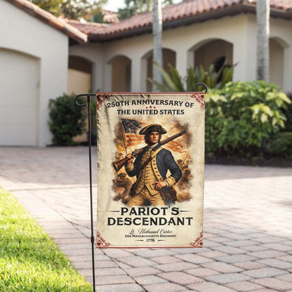 250th Anniversary Flag - Personalized Patriotic Flag with US History and Patriot Legacy