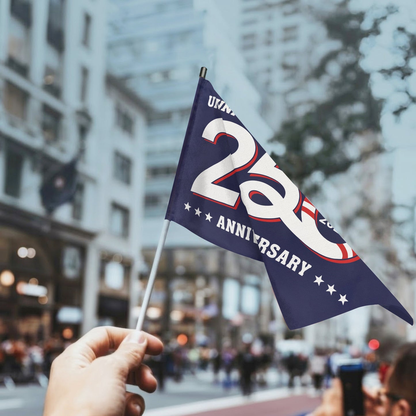 USA Flag Design for 250th Anniversary – Handheld Flag Semiquincentennial