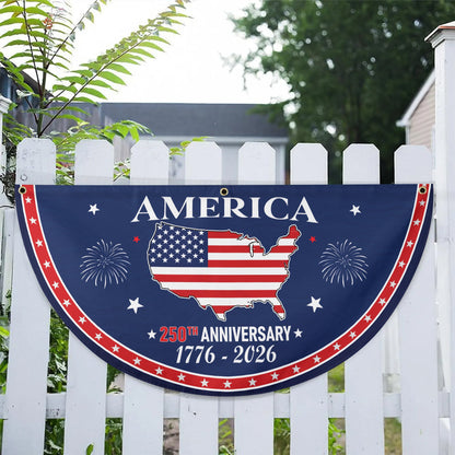 250th Anniversary American American Flag 250th Anniversary Celebration Flag – USA Map with Fireworks DesignFlag Eagle Banner – Celebrate America’s Legacy