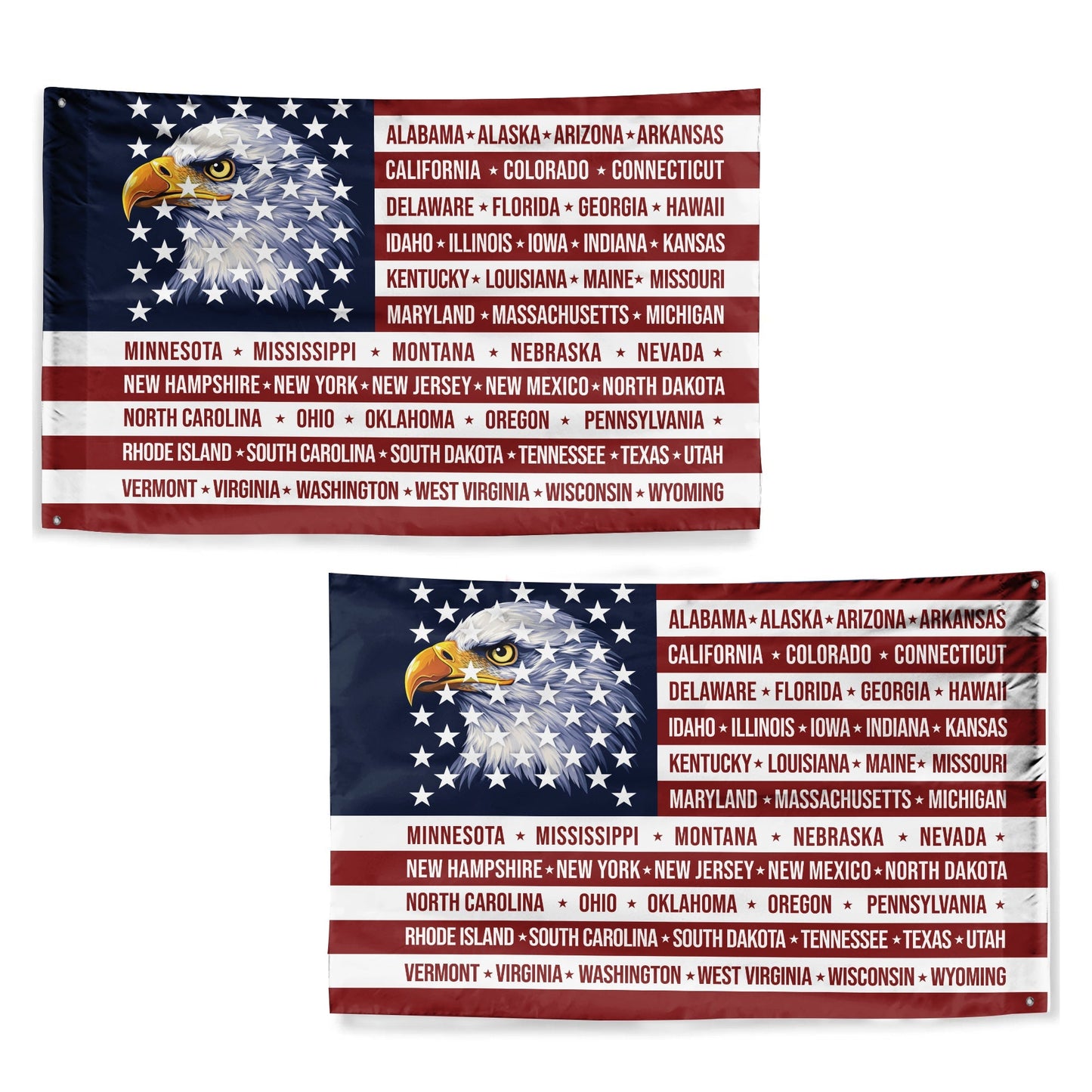 Patriotic 250th Anniversary 1776 2026 United States of America Semiquincentennial Grommet Flag
