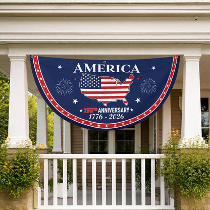 250th Anniversary American American Flag 250th Anniversary Celebration Flag – USA Map with Fireworks DesignFlag Eagle Banner – Celebrate America’s Legacy