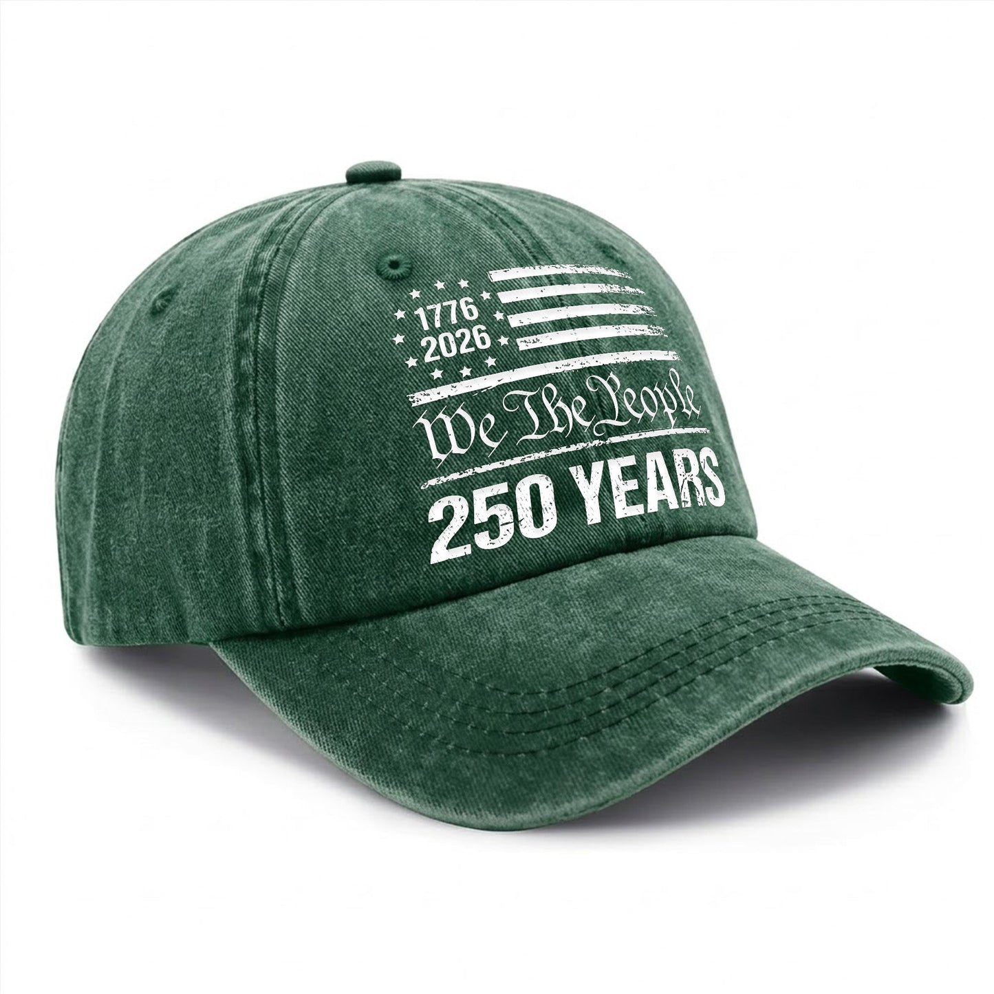 American 250th Anniversary Baseball Cap - Vintage We The People USA Flag Hat 2026