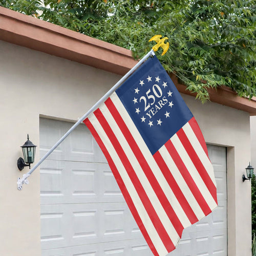 America 250th Anniversary Flag – Patriotic 250 Years USA Garden Flag for Outdoor Decoration