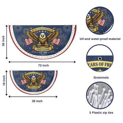 250th Anniversary Freedom Flag - American Eagle and Fireworks 1776-2026