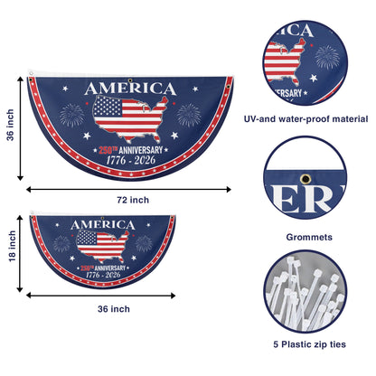250th Anniversary American American Flag 250th Anniversary Celebration Flag – USA Map with Fireworks DesignFlag Eagle Banner – Celebrate America’s Legacy
