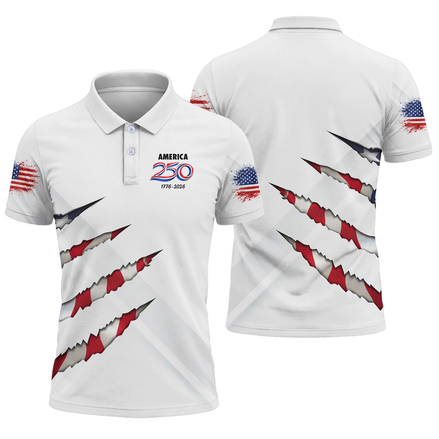 250th Anniversary Scratch Eagle Polo Shirt
