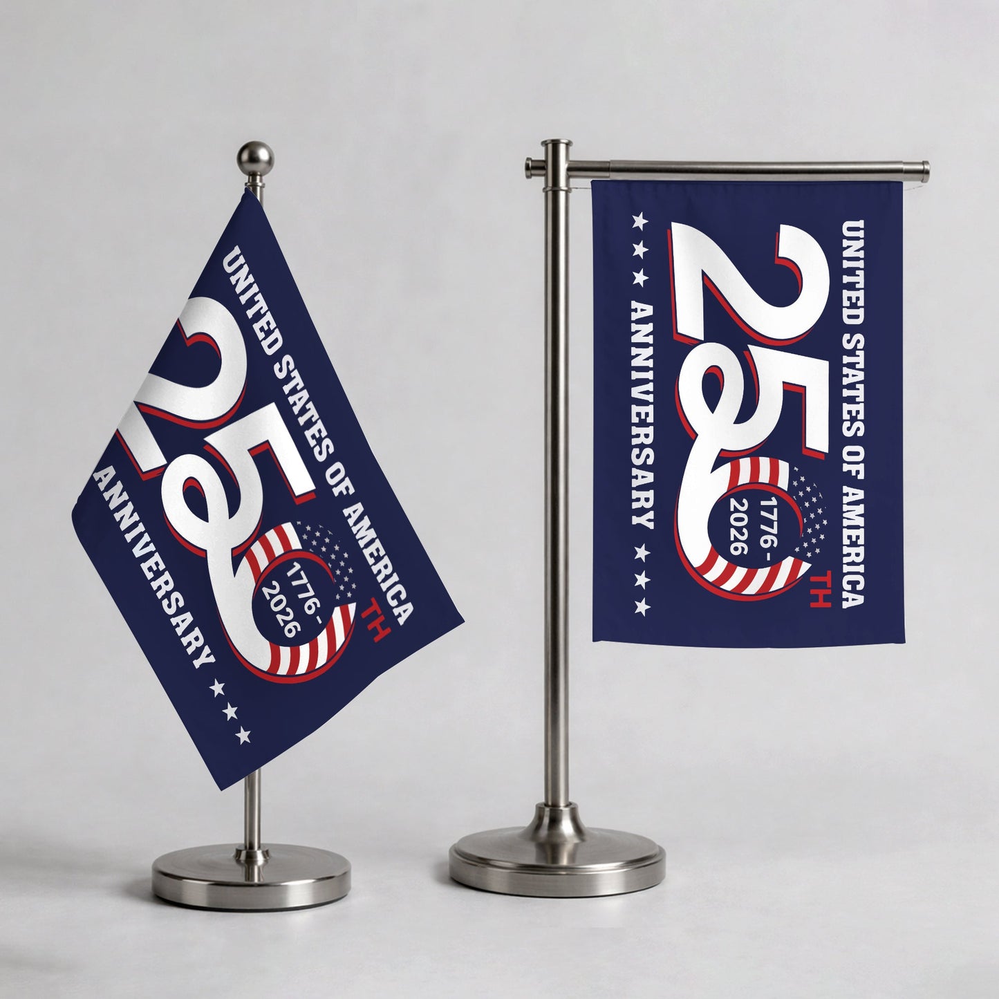 USA Flag Design for 250th Anniversary – Handheld Flag Semiquincentennial
