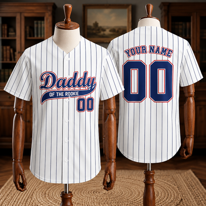 Personalized Family Baseball Jerseys – Daddy, Mommy & Rookie Matching Shirts with Custom Name and Number