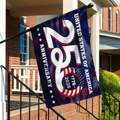 250th Anniversary 1776 2026 United States of America Semiquincentennial Grommet Flag