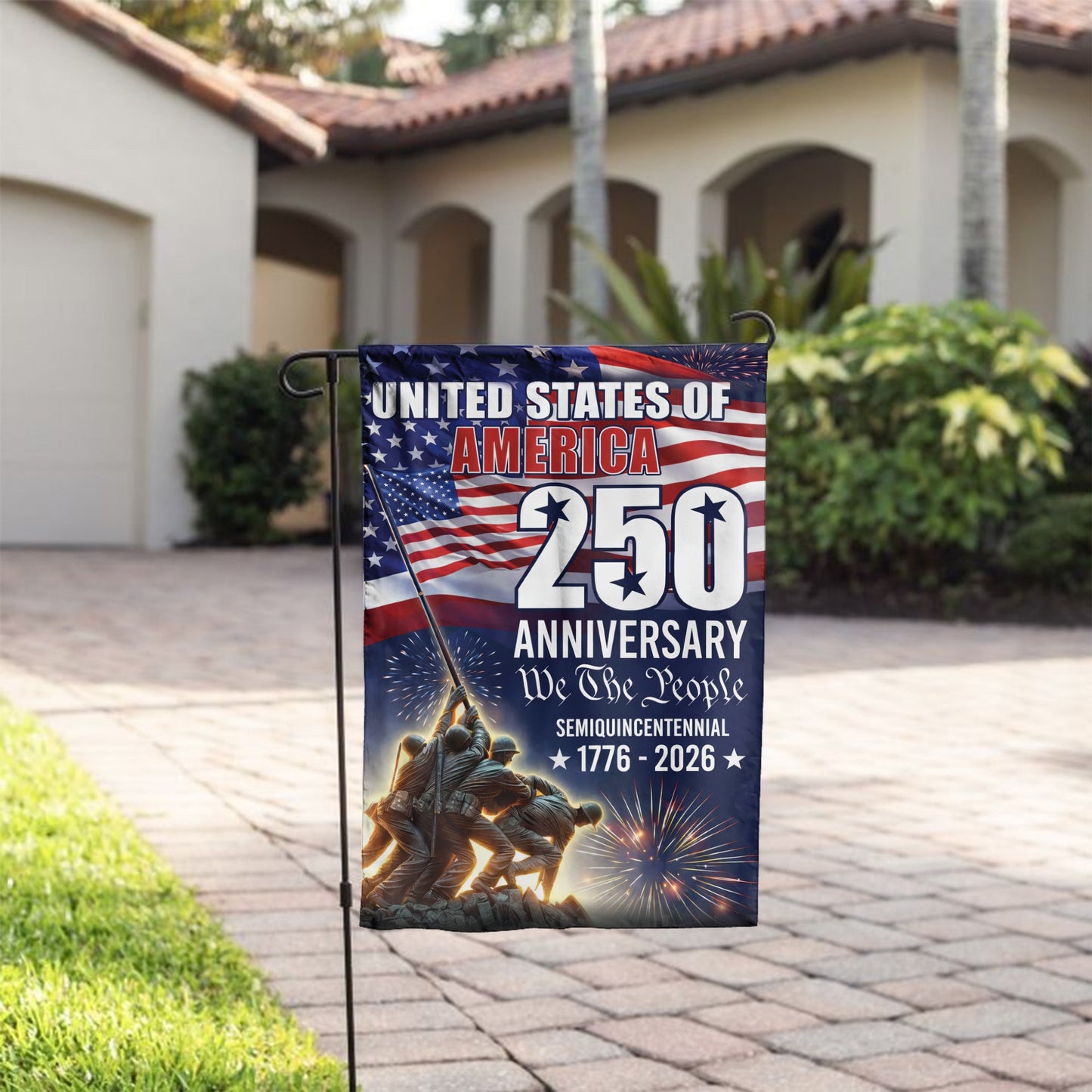 We The People 250th Anniversary American Flag, Patriotic 1776 2026