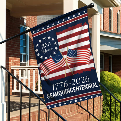 American Flag - America 250th Anniversary Semiquincentennial Decorative Flag