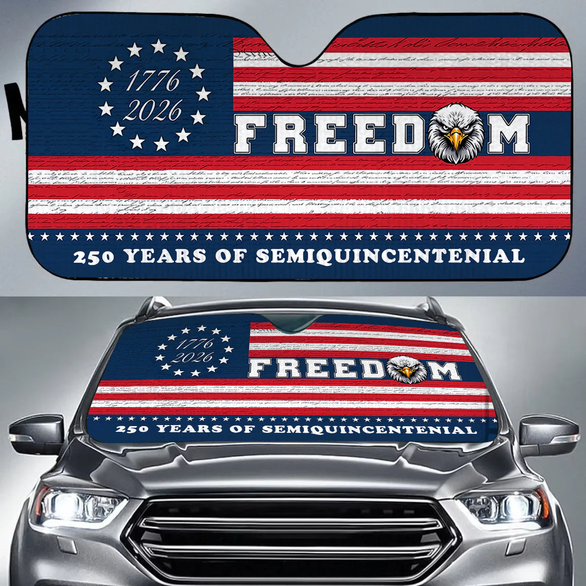 250 Years Car Sunshade