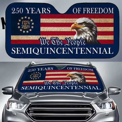 250 Years Car Sunshade