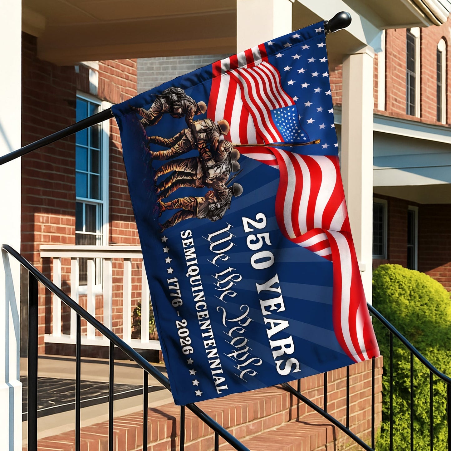 American Flag, 250 Years We The People Semiquincentennial Grommet Flag