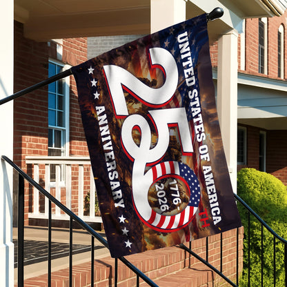250th Anniversary 1776 2026 United States of America Semiquincentennial Grommet Flag