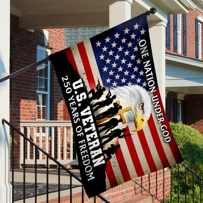 Patriotic 250th Anniversary 1776 2026 United States of America Semiquincentennial Grommet Flag