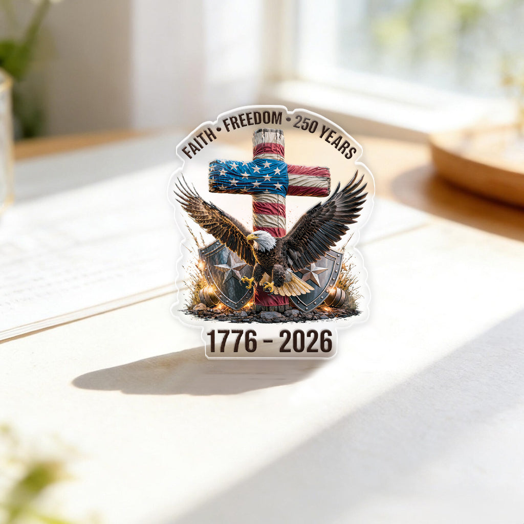 America 250 Patriotic Acrylic Pins – Gold Brooch Set for Jackets, Hats & Gifts