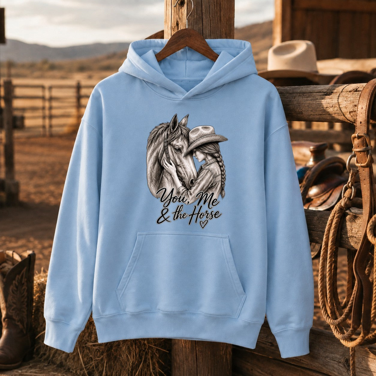 Cowgirl Horse Shirt, Western Horse Lover Tee, Equestrian Gift for Women -Unisex Tshirt /Hoodie/Sweatshirt