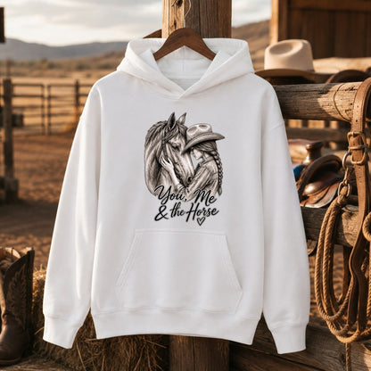 Cowgirl Horse Shirt, Western Horse Lover Tee, Equestrian Gift for Women -Unisex Tshirt /Hoodie/Sweatshirt