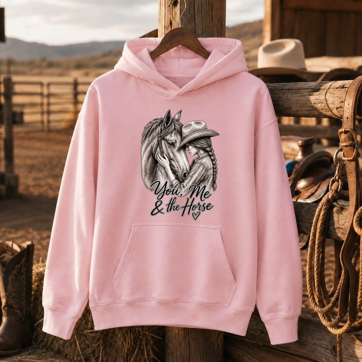 Cowgirl Horse Shirt, Western Horse Lover Tee, Equestrian Gift for Women -Unisex Tshirt /Hoodie/Sweatshirt