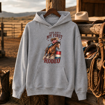 This Ain’t My First Rodeo Cowgirl Shirt, Western Horse Riding – Unisex Tshirt/Hoodie/Sweatshirt