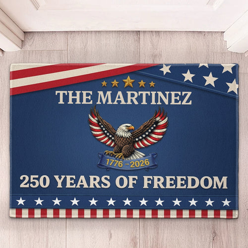 Personalized Doormat - America 250th Gifts for Family