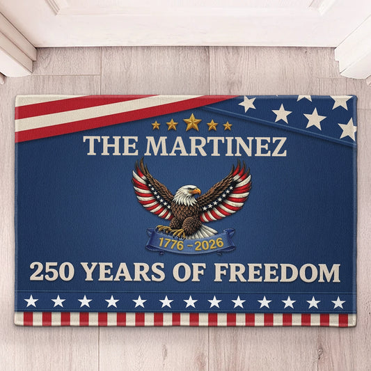 Personalized Doormat - America 250th Gifts for Family
