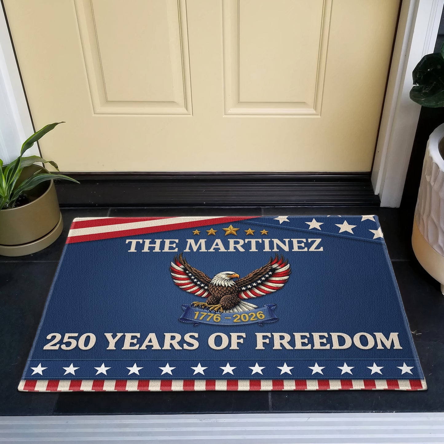 Personalized Doormat - America 250th Gifts for Family