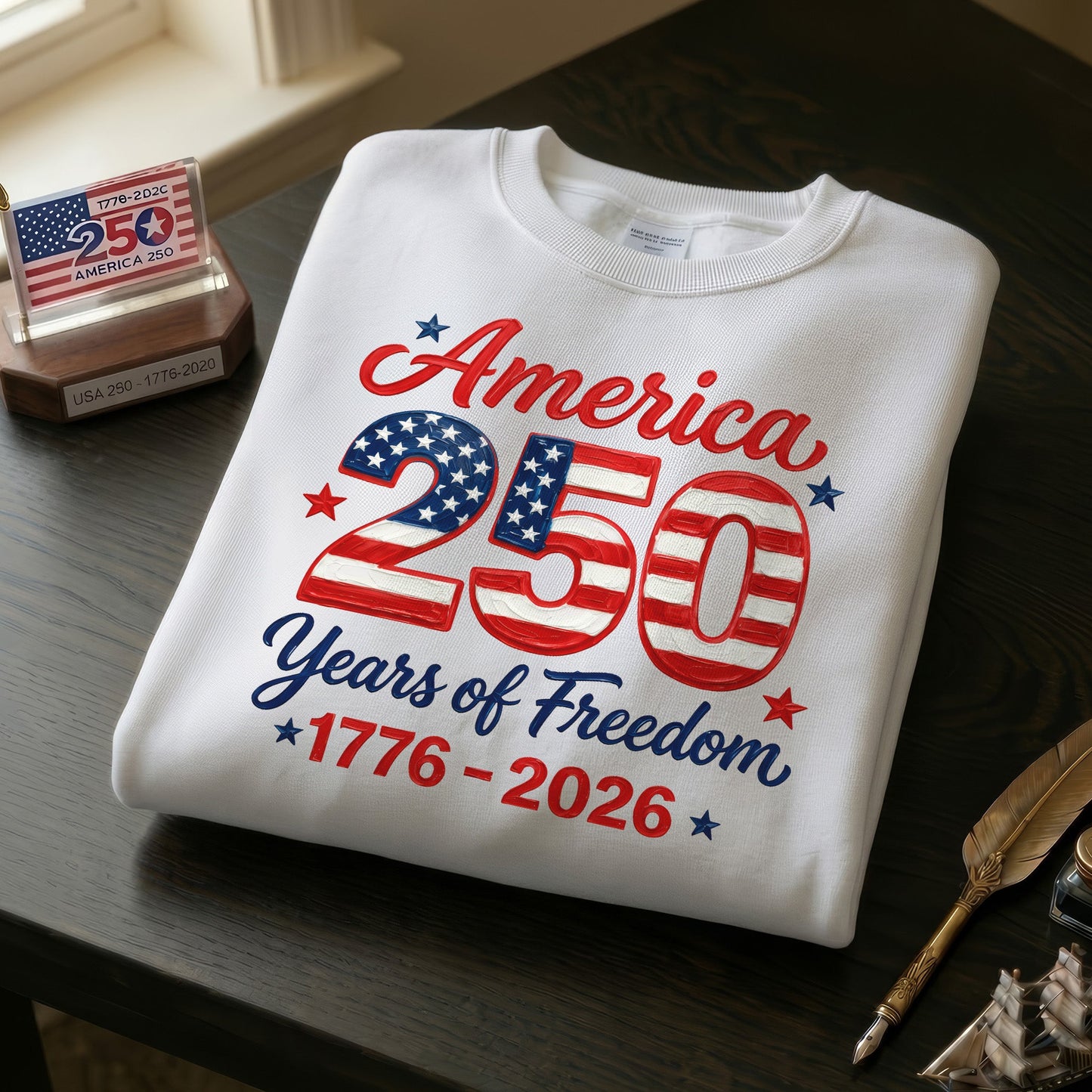 America 250 Years of Freedom – Patriotic 1776–2026 USA 250th Anniversary Unisex Shirt
