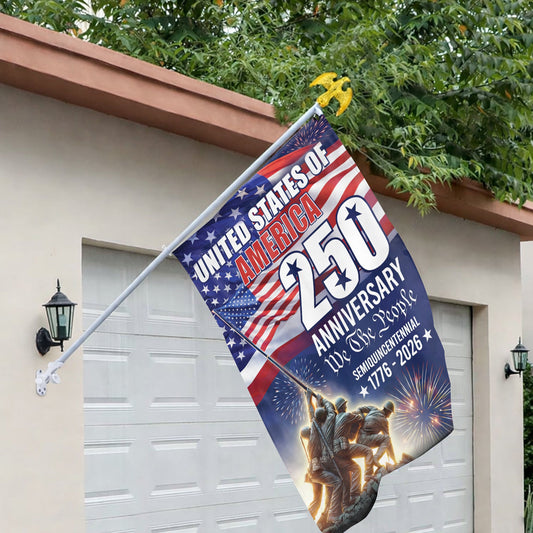 We The People 250th Anniversary American Flag, Patriotic 1776 2026