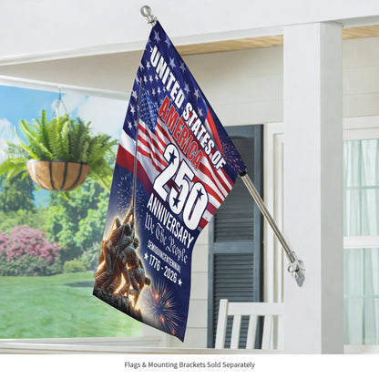 We The People 250th Anniversary American Flag, Patriotic 1776 2026