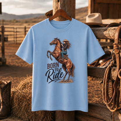 Born To Ride Cowgirl Horse Shirt, Western Riding Apparel – Unisex Tshirt/Hoodie/Sweatshirt