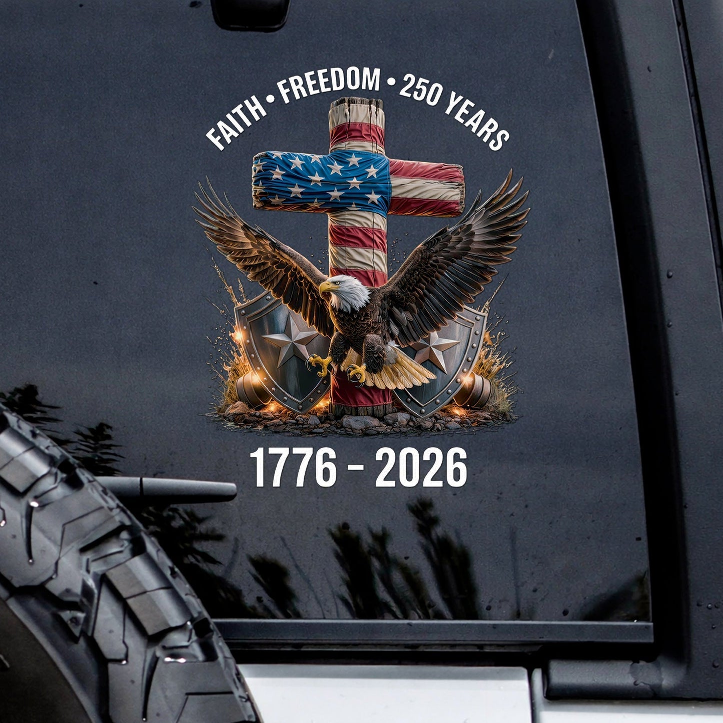 🔥 LIMITED TIME OFFER – US. Navy Flight 250th Anniversary Car Decal 1776–2026
