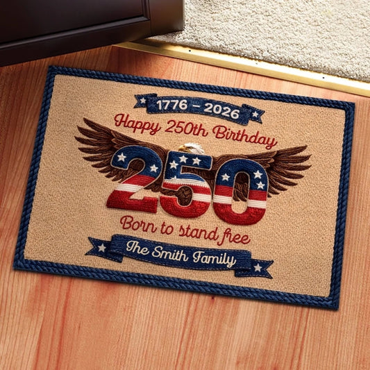 Personalized Doormat - 250th Anniversary 1776 2026 United States