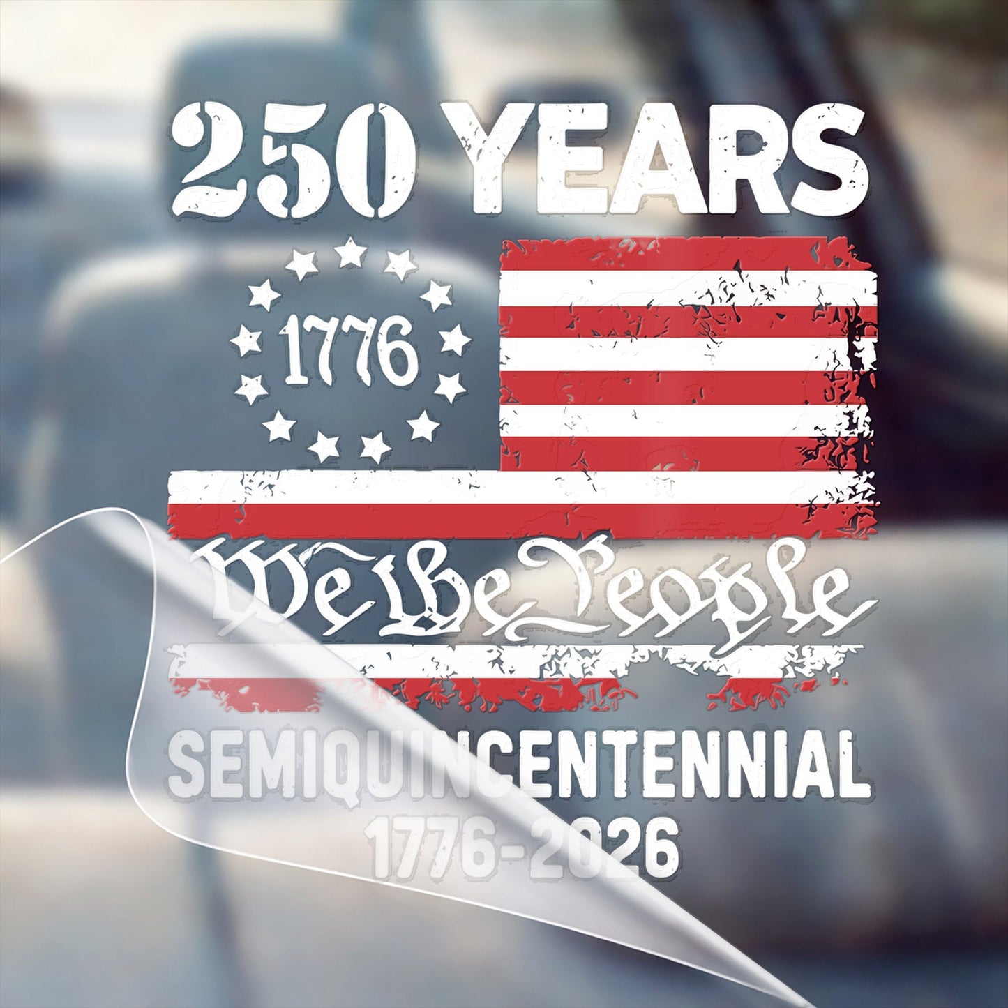 🔥 LIMITED TIME OFFER - Faith Family USA Eagle Cross Decal – 250th Anniversary 1776-2026