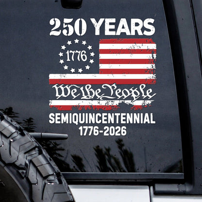 🔥 LIMITED TIME OFFER - Faith Family USA Eagle Cross Decal – 250th Anniversary 1776-2026