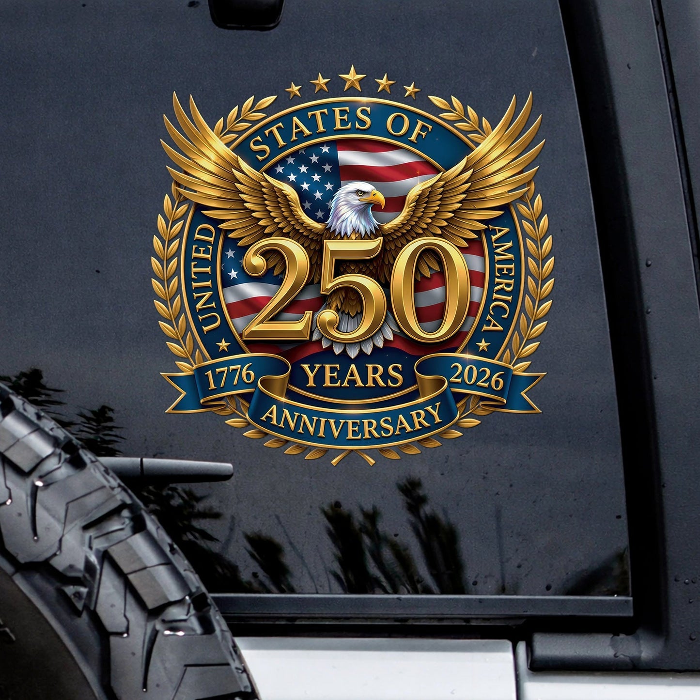 🔥 LIMITED TIME OFFER – US. Navy Flight 250th Anniversary Car Decal 1776–2026