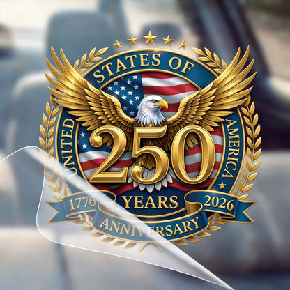 🔥 LIMITED TIME OFFER – US. Navy Flight 250th Anniversary Car Decal 1776–2026