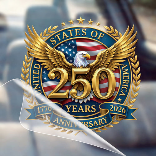 🔥 LIMITED TIME OFFER – USA Eagle Flag Patriotic 250th UV DTF 3D Decal (1776–2026)