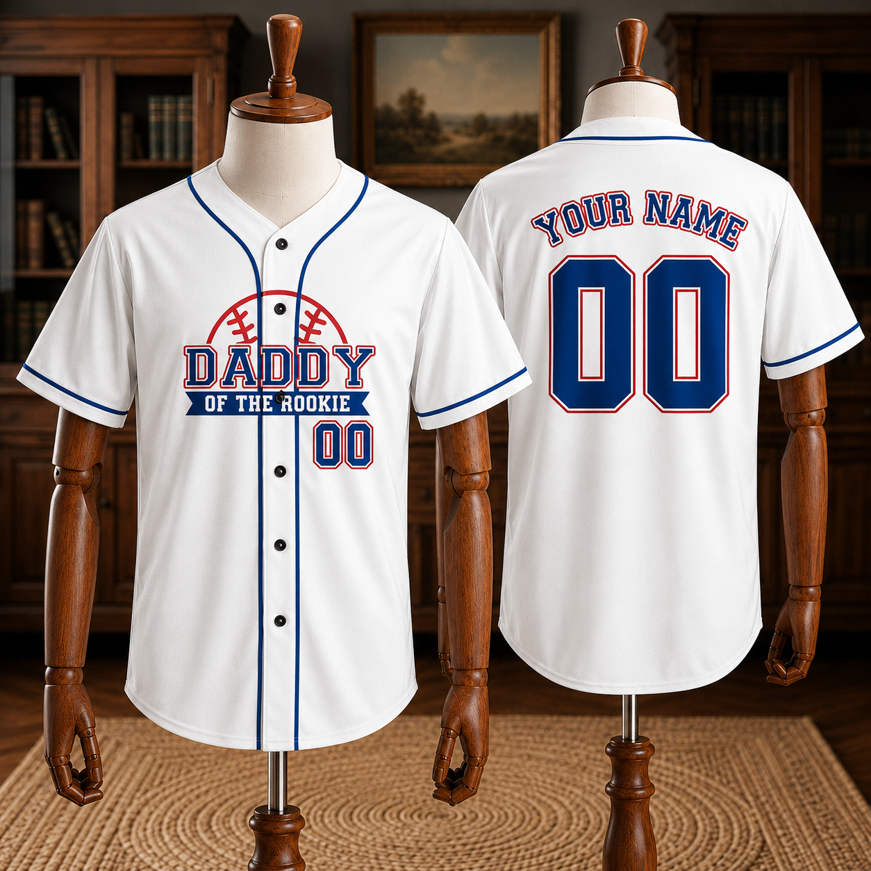 Personalized Family Baseball Jerseys – Daddy, Mommy, Brother, Sister, Grandma & Rookie Custom Name and Number Shirts
