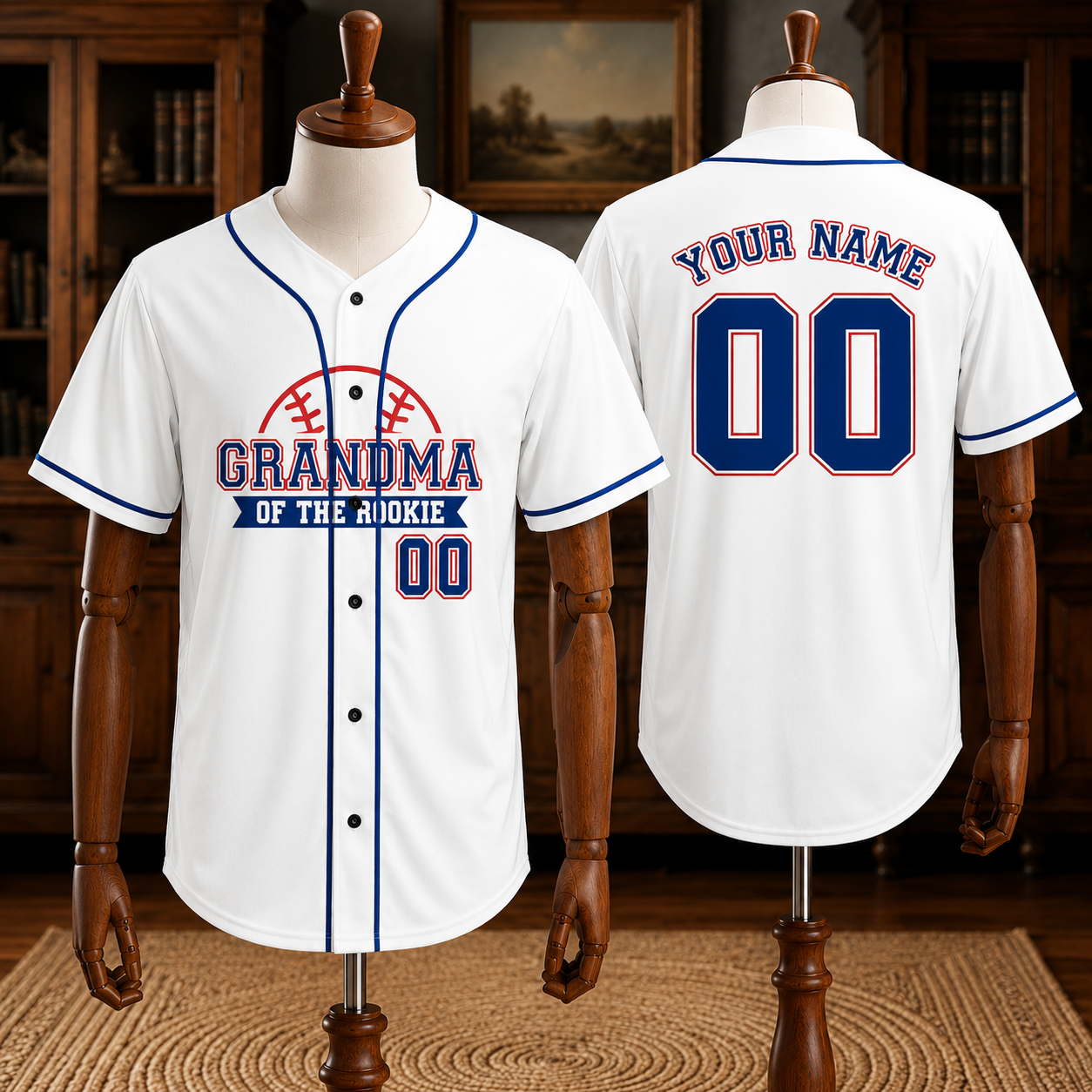 Personalized Family Baseball Jerseys – Daddy, Mommy, Brother, Sister, Grandma & Rookie Custom Name and Number Shirts