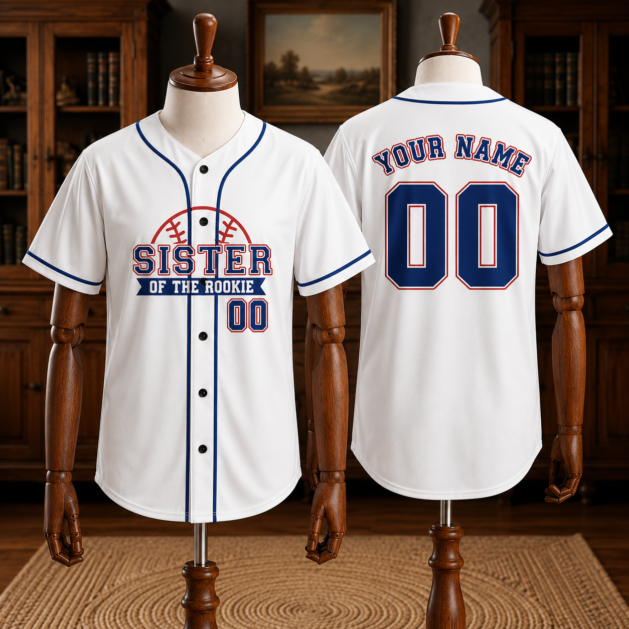 Personalized Family Baseball Jerseys – Daddy, Mommy, Brother, Sister, Grandma & Rookie Custom Name and Number Shirts