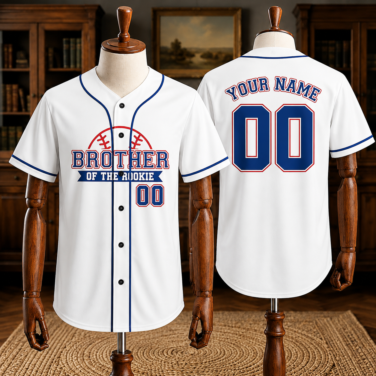 Personalized Family Baseball Jerseys – Daddy, Mommy, Brother, Sister, Grandma & Rookie Custom Name and Number Shirts
