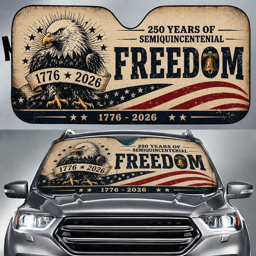 250 Years Car Sunshade