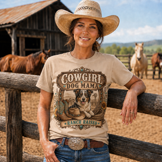 Wild and Loyal Cowgirl & Her Dog Graphic Tee– Unisex Tshirt /Hoodie/Sweatshirt