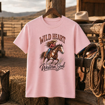 Wild Heart Western Hoodie, Cowgirl Horse Sweatshirt, Horse Lover Gift-Unisex Tshirt /Hoodie/Sweatshirt
