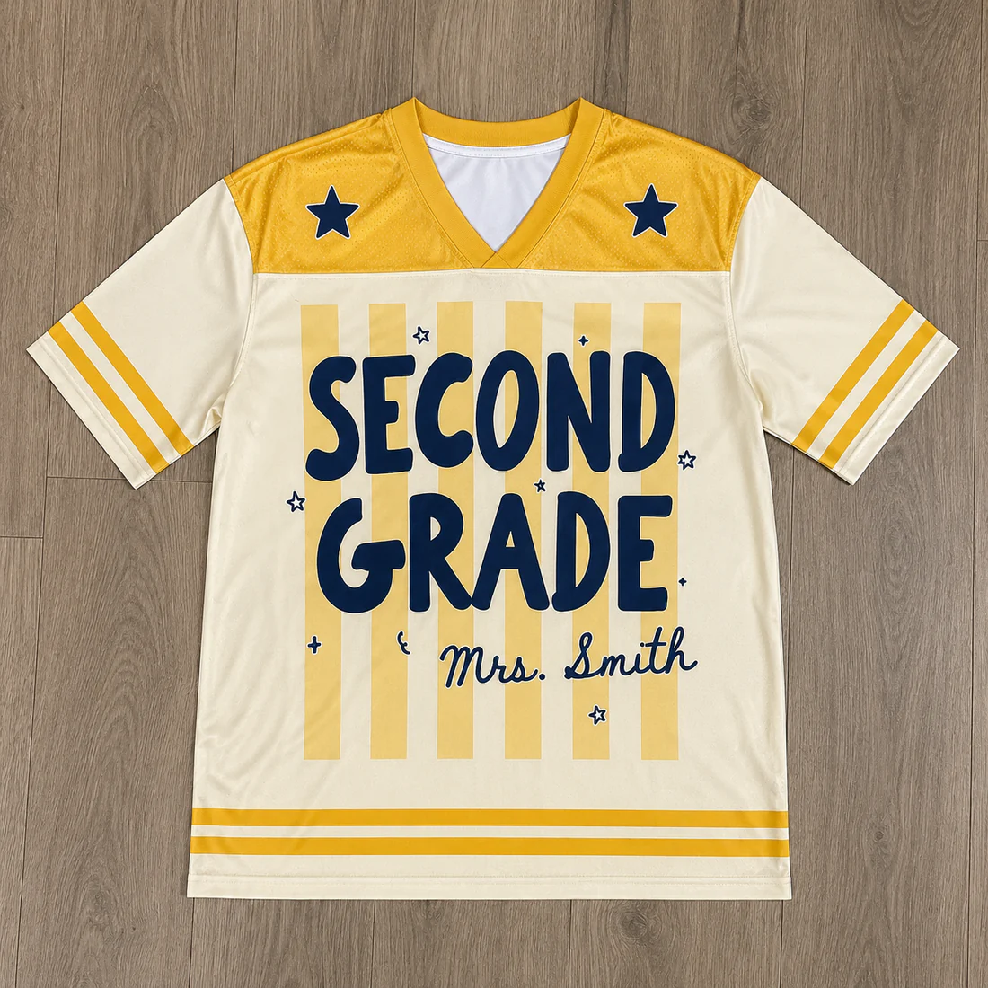 Custom Teacher Mesh Football Jersey, Personalized Back to School Shirt