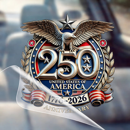 🔥 LIMITED TIME OFFER – US. Navy Flight 250th Anniversary Car Decal 1776–2026